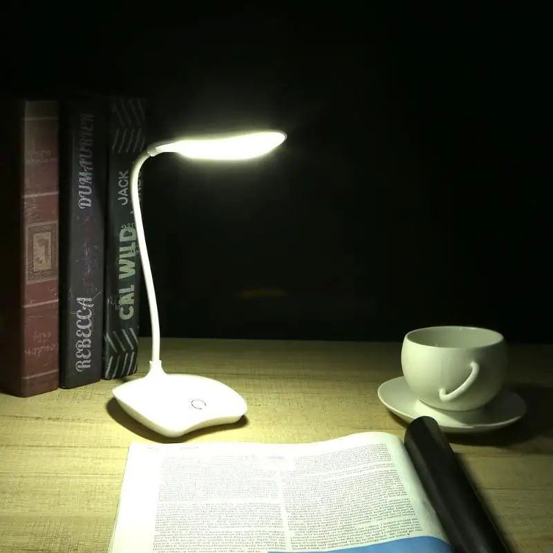 USB ламсветильник для чтения гибкая с 14 светодиодами 3 режима|Настольные лампы| |