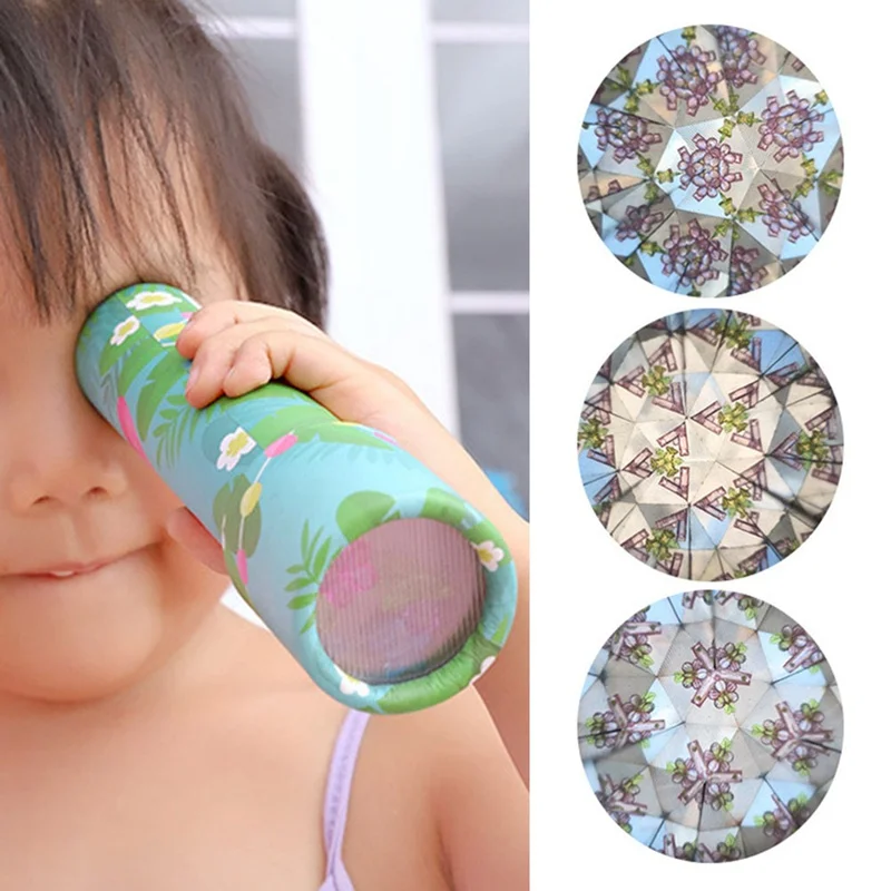 Cartoon Kaleidoscope Imaginative Rotating Kaleidoscope Classic Toy Children Kids Educational Science Toy Gift
