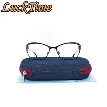 LuckTime, новинка, металлическая оправа для глаз, женские очки, оправа, модные женские очки для близорукости, очки по рецепту на удачу#8001