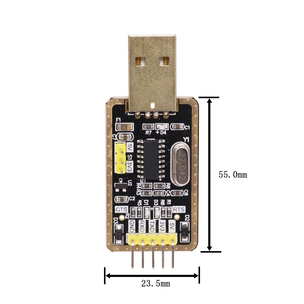 GalaxyElec 10pcs/lot CH340 Module USB to TTL CH340G Upgrade Download a Small Wire Brush Plate STC microcontroller Board USB to Serial H43 GalaxyElec 10pcs/lot CH340 Module USB to TTL CH340G Upgrade Download a Small Wire Brush Plate STC microcontroller Board USB to Serial H43