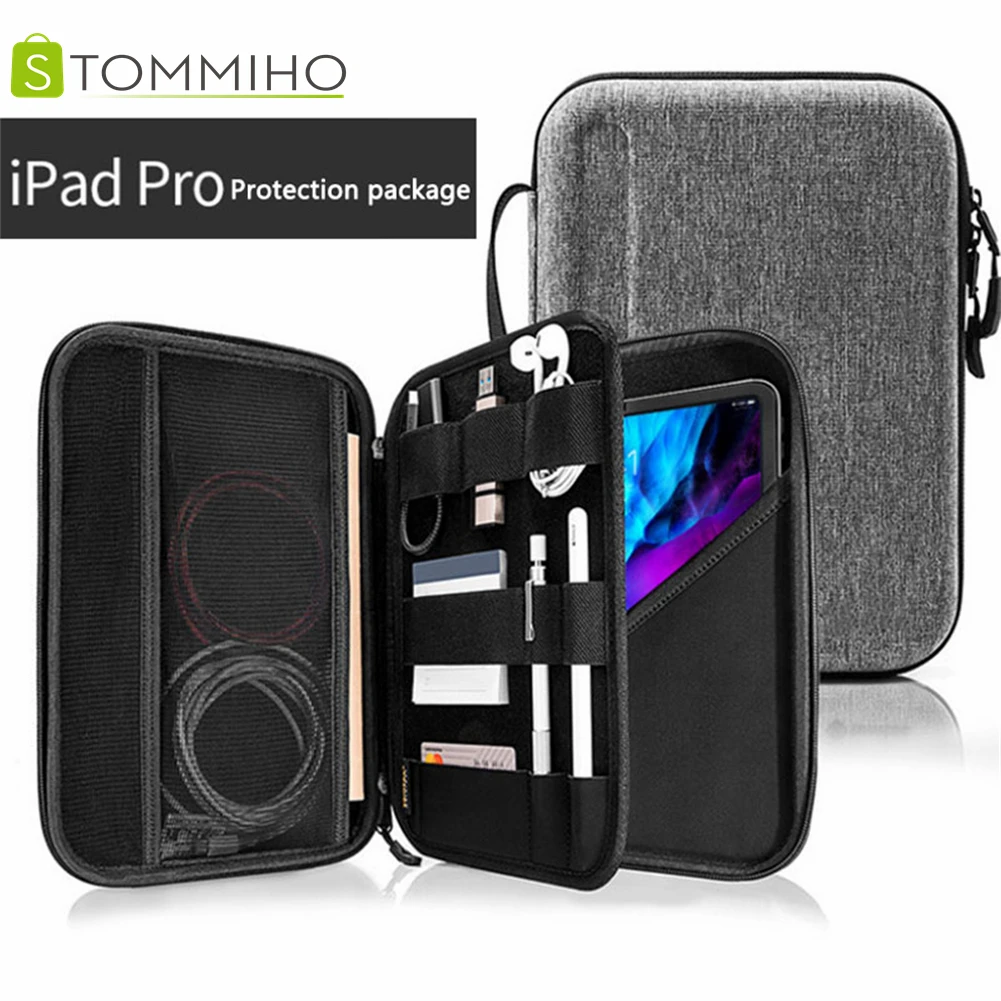 STOMMIHO Sleeve Case Hand Bag Waterproof Hard Shell Organization Storage Pouch For iPad Universal Soft Tablet Liner | Дом и сад