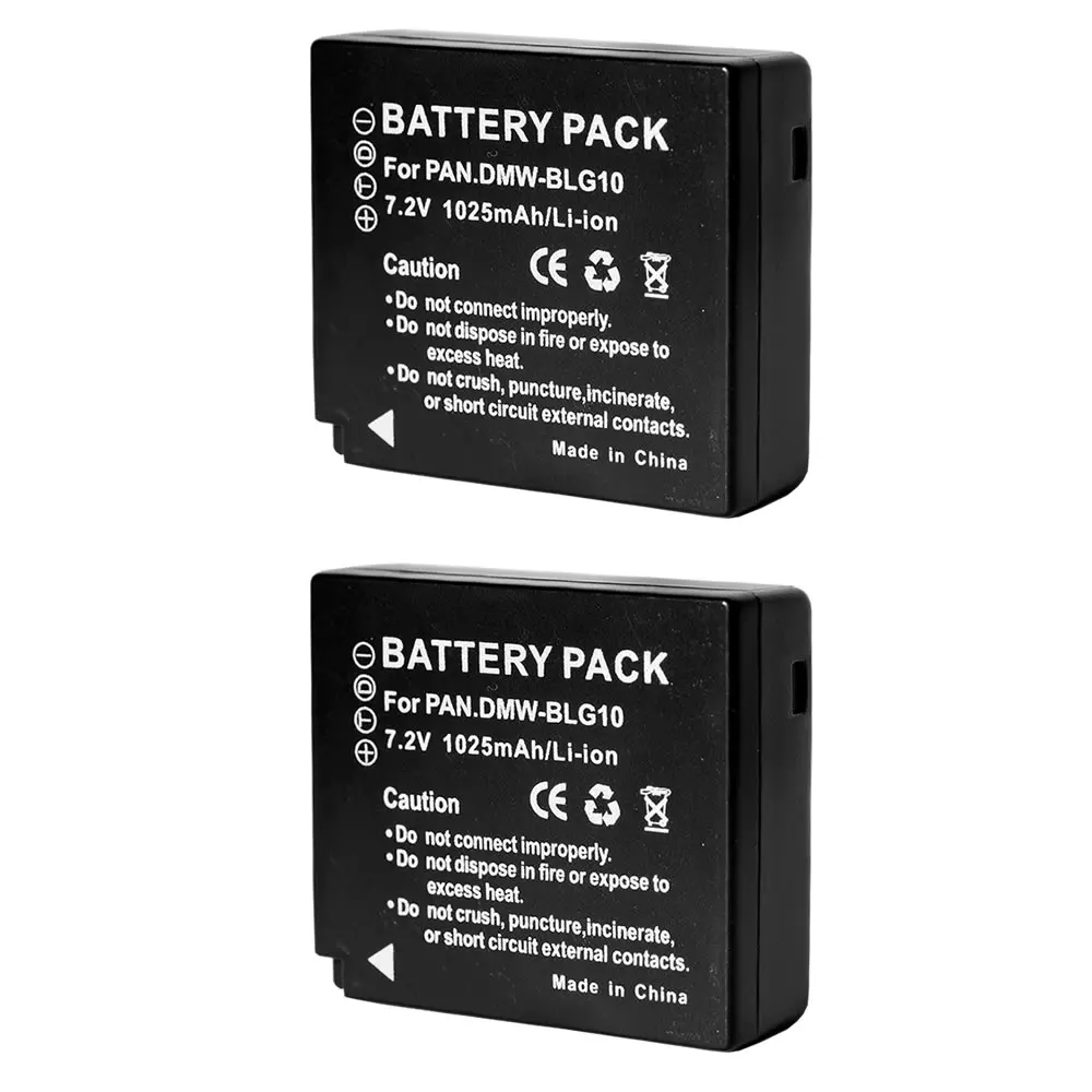 2x DMW-BLG10 BLG10E BLG10PP BLE9E BLE9PP Батарея для P @ DMC- GF6 GX7 GF3 GF5 | Электроника