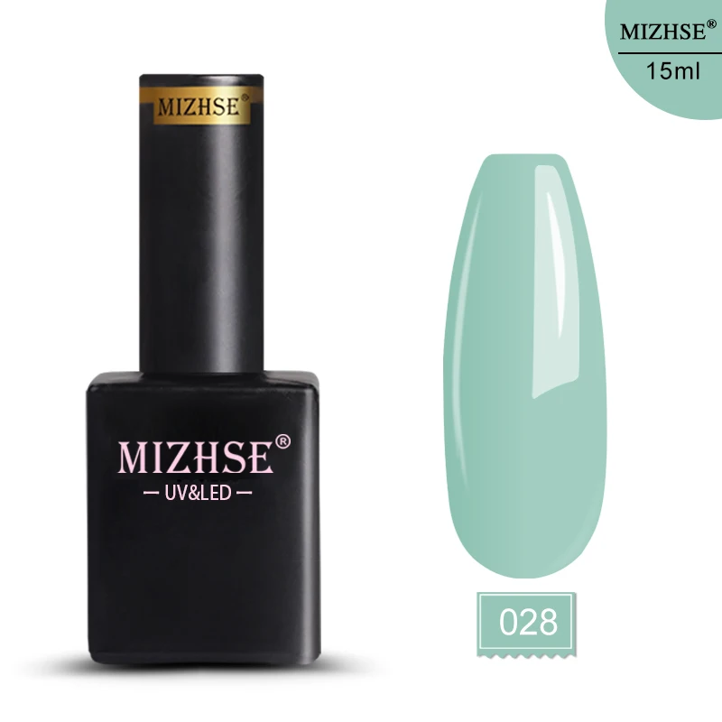 E028 MIZHSE 15 мл 72 цвета Гель-лак для ногтей гибридные Лаки УФ светодиодный все для маникюра замочить от длительного Блестящий Гель-лак для ногтей - Цвет: E028