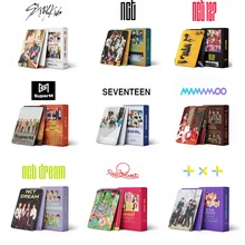 54 pz/set Kpop Stray kids sblocca Lomo Cards TXT due volte NCT 2020 NCT 127 Dream TXT Red velvet ENHYPEN Straykids photo Album cards