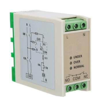 

SHGO HOT-SVR-220 Single-Phase Voltage Monitoring Relay Overvoltage Undervoltage Protector 220VAC