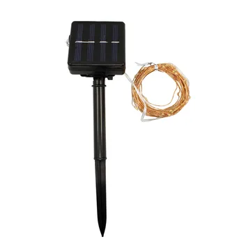 

Solar Power LED Koliday light 20M Copper Wire String Outdoor Decorative Garden Lawn Wedding Party Christmas K