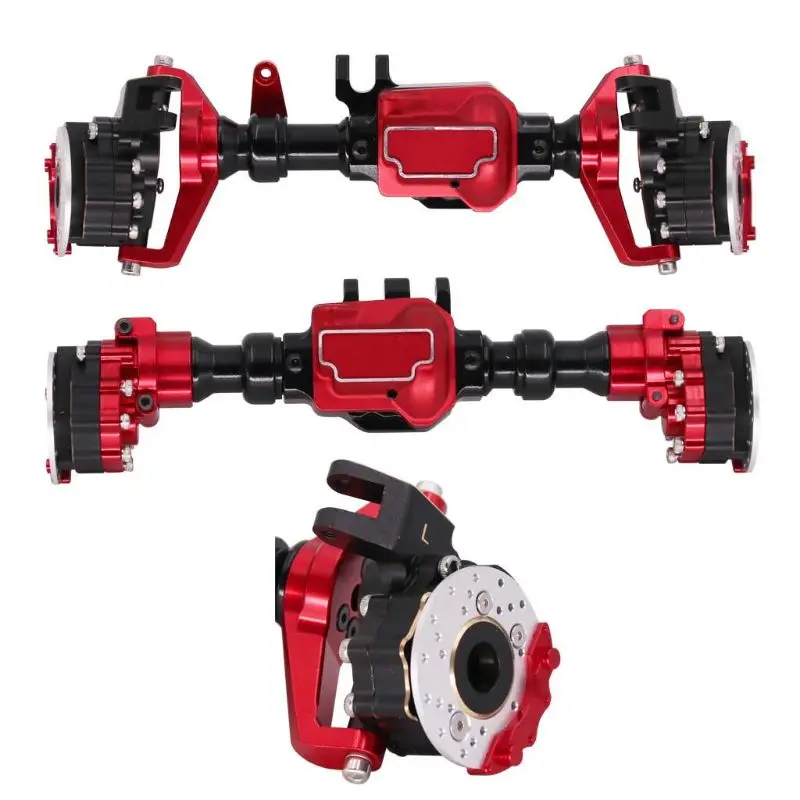 

CNC Aluminum Front Rear Portal Axles Housing for 1/10 RC Crawler Car Parts