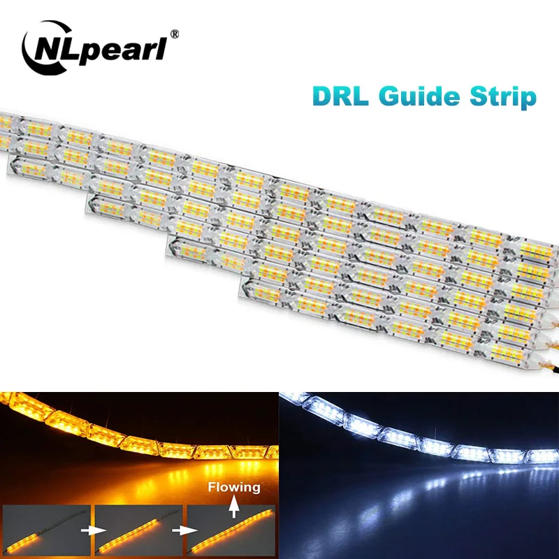 Nlpearl 2 шт. автомобильный светильник сборки LED DRL светодиодный Габаритные огни s