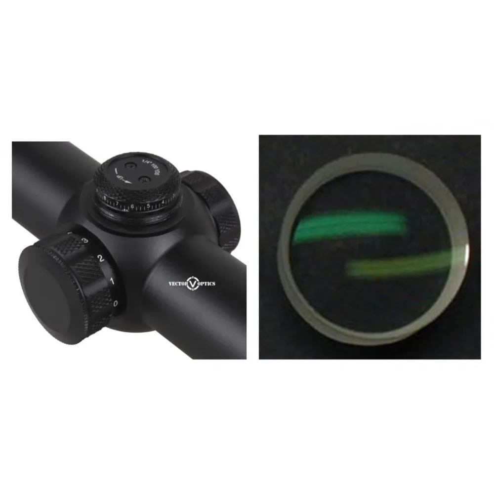 Vector Optics Grizzly 3-12x56 Riflescope For Hunting Center Dot Illuminated With German#4 Etched Glass Reticle Long Eyerelief