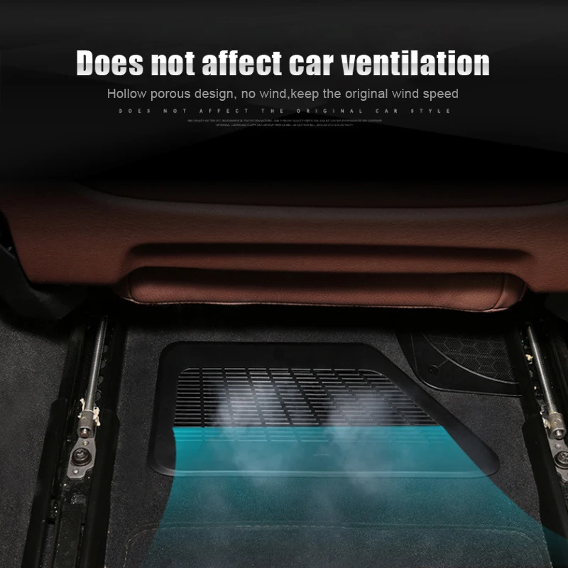 

2 pieces For BMW 5 Series F10/F11/F18 2011-2018 Car Styling Vent Cover Under Seat Grille air condition dust vent Cover Mat