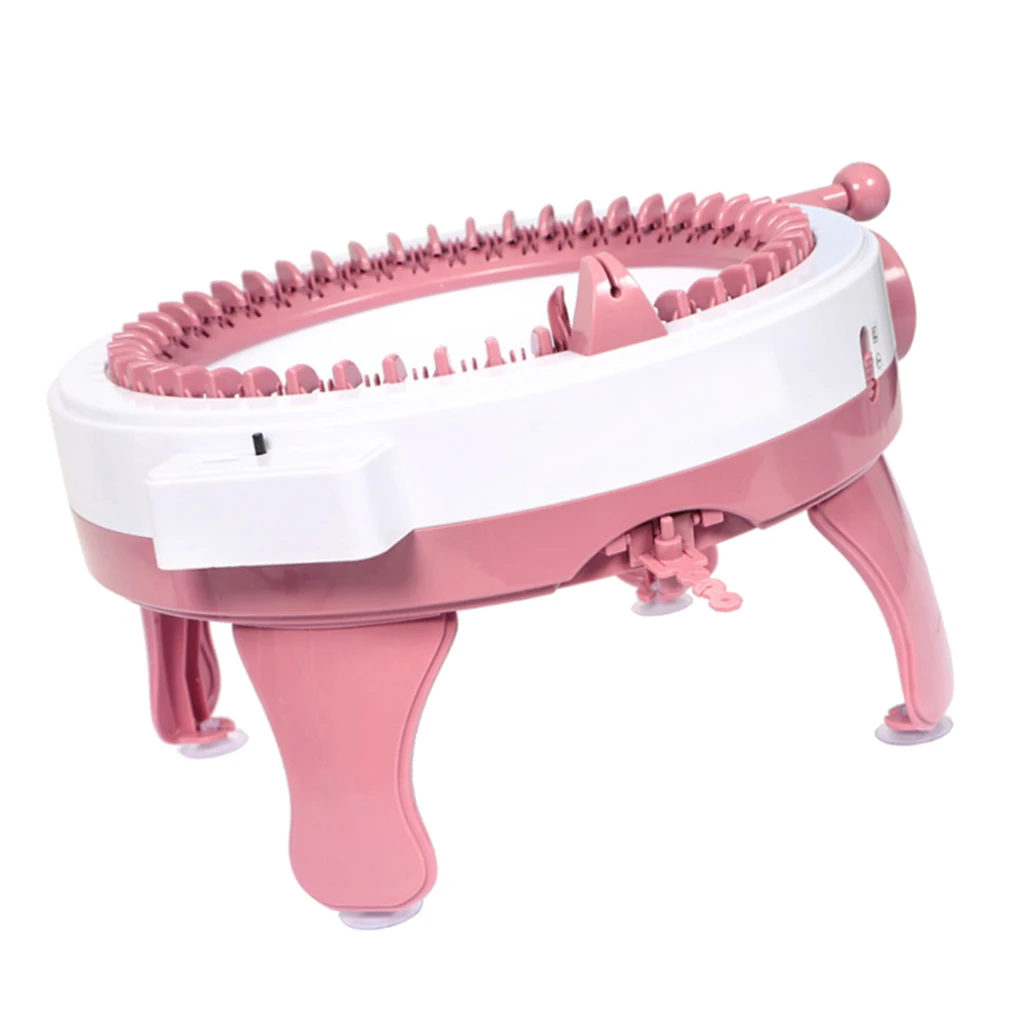 

Hand Knitting Machine, 48-Pin DIY Plastic Weaving Toy Tool Accessories for Scarf Hat Sock Weaving Sewing Machine