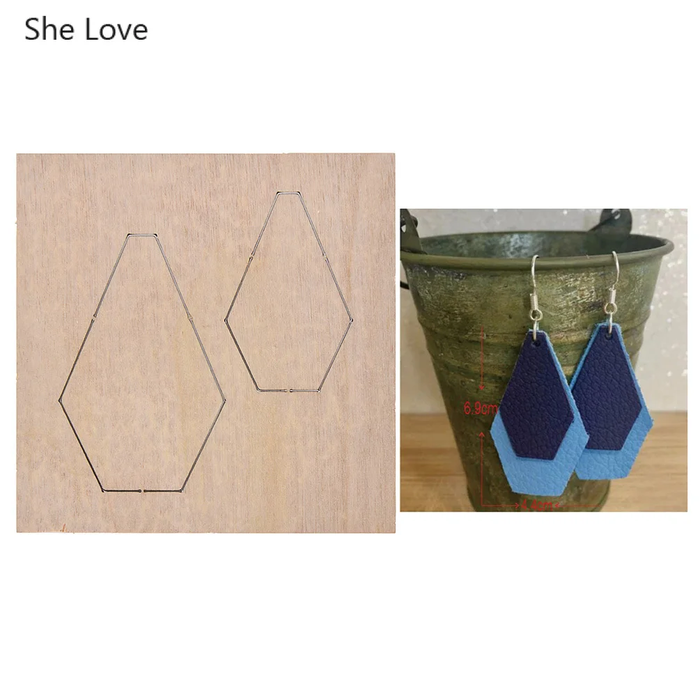 She Love Сердце Бабочка Кнопка в форме металла кожа режущие штампы ремесла Diy деревянные штампы Резак Плесень кожа штамповки инструменты - Цвет: 01