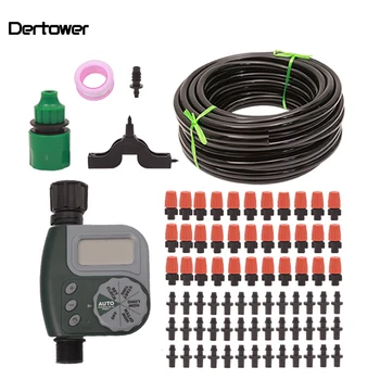 

1Set Free Shipping 9/12 Tube Intelligent Irrigation Controller Home Auto-timer Irrigator Set Atomization Cooling High Quality