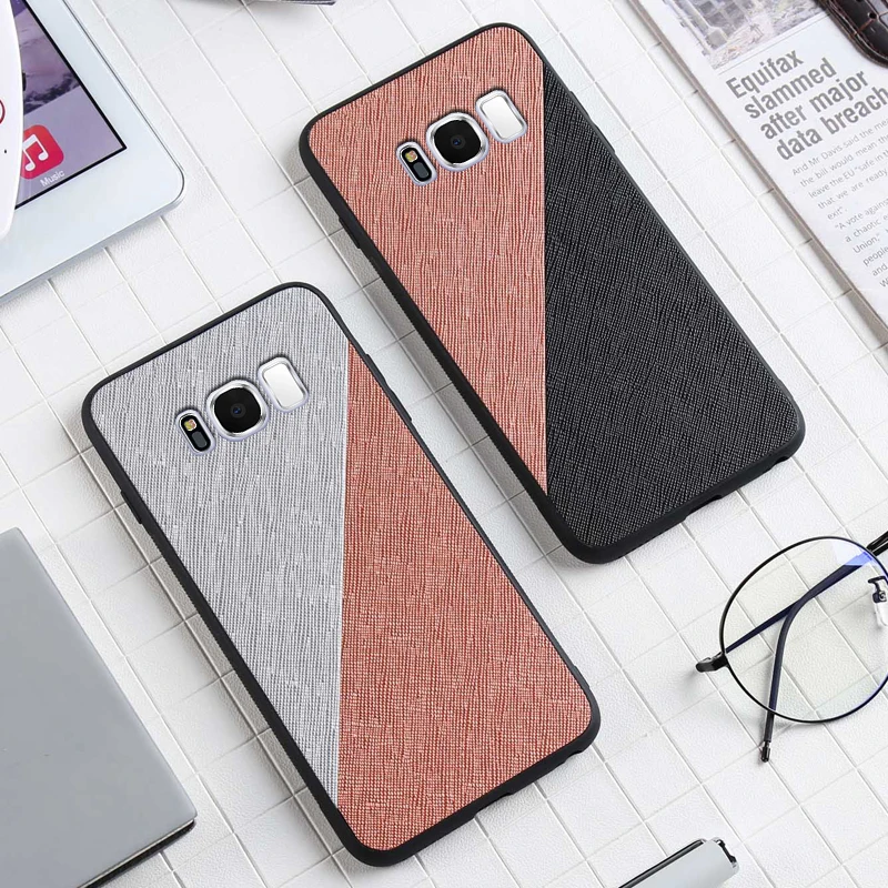YonLinTan чехол для samsung Galaxy S8 Plus S 8 S8plus модный тканевый противоударный чехол-бампер с