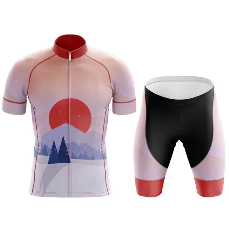 Новая японская велосипедная команда, мужские майки, быстросохнущие велосипедные наборы, короткий рукав, велосипедный костюм, одежда для шоссейного велосипеда, одежда для велоспорта - Цвет: Белый