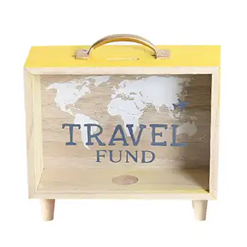 

Ins Creative Art Of Fresh Wood Bank Bedroom Desk Decoration Miscellaneous Ornaments Storage Box Accessories-Yellow
