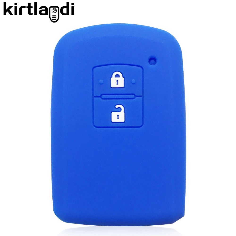 Key Case Cover Key Case Car Key Shell Kirtlandi Silicone Car Holder Shell for Toyota Yaris Hybrid Auris RAV4 Camry 55 2012-2/3 Button Key Fob