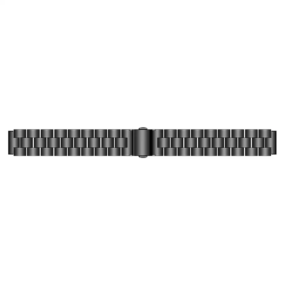 Сменный ремешок для samsung Fit-e изысканный и модный ремешок для samsung Fit-e из трех стальных бусин Черный Серебряный наручный браслет