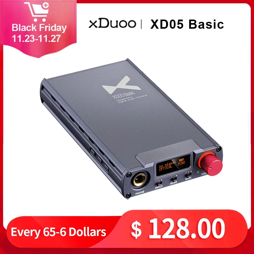 Xduoo XD05 Basic AK4490 USB DAC Bluetooth 500mW