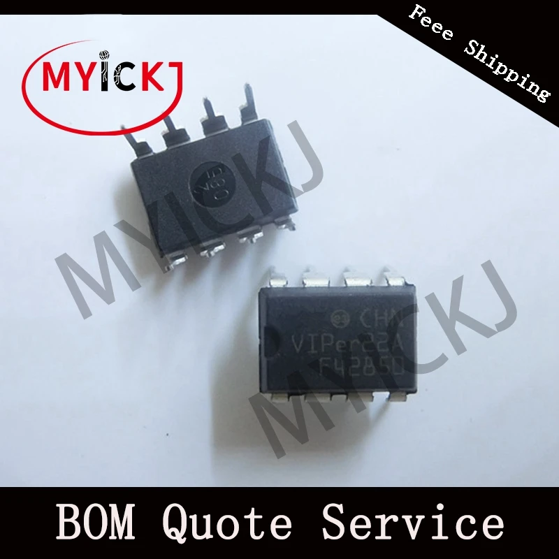 10 шт. VIPER22A низкая мощность от линии SMPS основной коммутатор IC чип DIP8
