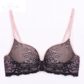 

Elovegirl Seamless bra Lace Side Bra Thick Section Push Up Braless Women Back Bra Double Multi-row Buckle Sexy Bra Cozy Lingerie