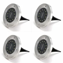 12 Светодиодный газонная лампа на солнечной батарее, домашний сад, наземная лампа, солнечная энергия, погребенный свет, открытый путь, садовый настил, садовый настил