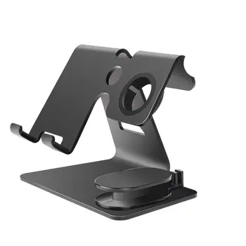 

4 In 1 Multifunctional Universal Aluminum Alloy Tablets Smartphone Stand Holder Compact Smart Watch Phones Support Holder