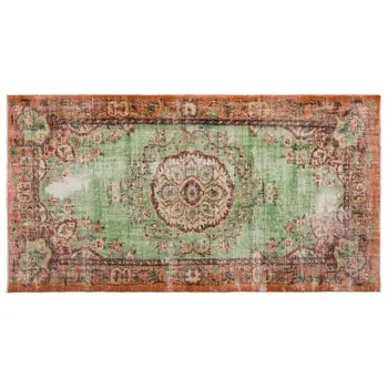 

Handmade Natural Vintage Turkish Area Rug 165x310 Cm-5'5''X10'2''