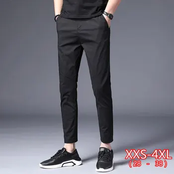 

Ankle Length Causal Harem Casual Pants Trousers Men Male Solid Slim Straight Business Classic Man Trouser Pantalon Homme Hombre