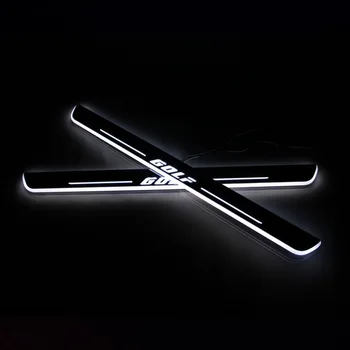 

For Volkswagen Golf 7 MK7 2013 - 2019 Acrylic Moving LED Welcome Pedal Car Scuff Plate Pedal Door Sill Pathway Light