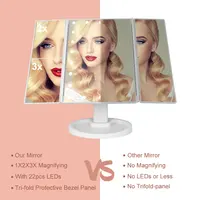Rotatable & Portable LED Light Makeup Mirror