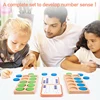 Wooden Ten-Frame Math Toys Preschool Math Manipulative Number Sense Counters Kids Montessori Activity Toys Early Education Games 2