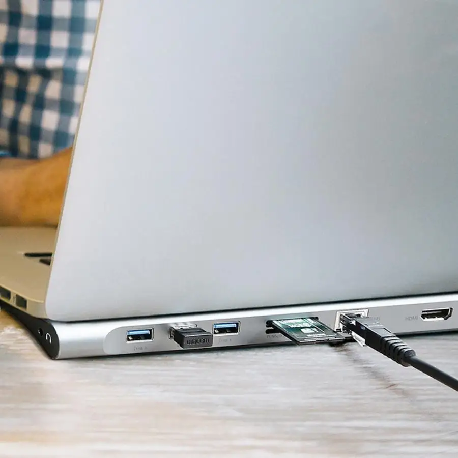 Док-станция usb c концентратор hdmi usb-хаб зарядное устройство многофункциональный набор контактов для тестирования 10 в 1 Тип-C концентратор серебро Алюминий сплав Док-станция, Лидер продаж