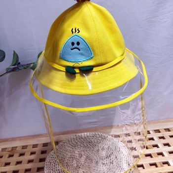 

child Summer Hat Bucket Hats for Mom's Baby Anti Pollution Protective Cap Anti-fog Hat Anti-ultraviolet Isolation Cover