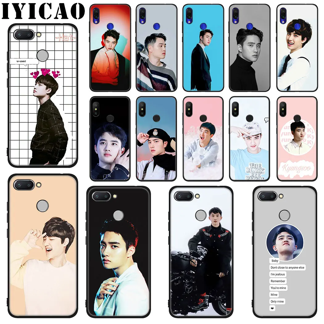 IYICAO EXO D.O. Doh Kyungsoo Soft Silicone Case for Xiaomi Redmi Go S2 K20 6 Pro 8A 7 7A 6A 5A 4A 5 Plus 4X |