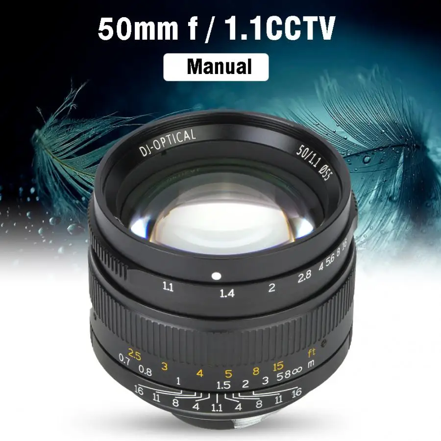 7Artisans 50 мм F1.1 ручная фокусировка объектива для Leica M Mount Black M3 M5 M6 M7 M8 M9 объектив камеры Аксессуары объектив камеры