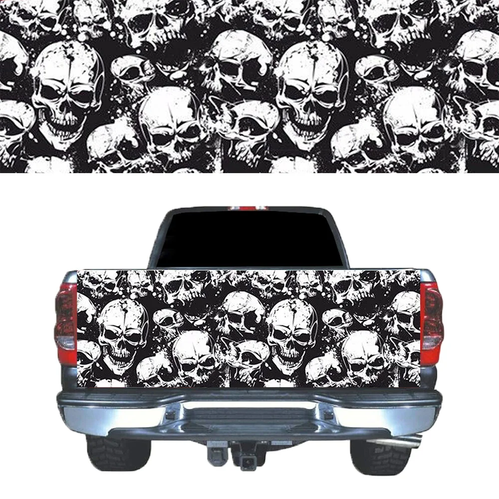 

SKULL pattern Tailgate Graphic Decal Pickup Truck car rear door