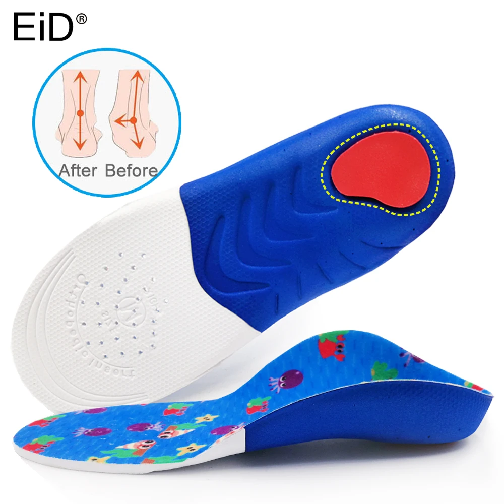 EiD Orthopedic Insoles For Children Kids Arch Support Insoles Flat Foot