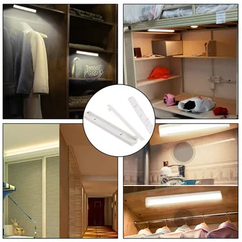 

10LEDs Body Induction Cabinet Light Household Cabinet Light Warm Light Home Improvement