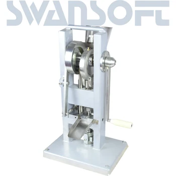 Online SWANSOFT TDP0 Tablet Press Machine For Single Punching Milk Slice Calcium Tablet Making Hand-Operated Pill Press Maker