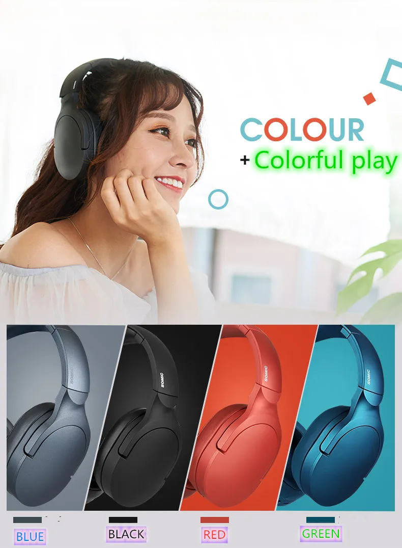Somic/Suomeiko SC2000BT Беспроводная bluetooth-гарнитура гарнитура Спортивная гарнитура с шумоподавлением Музыкальная гарнитура