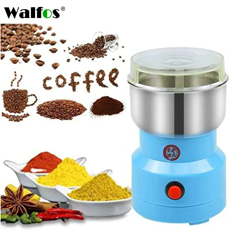 Electric Coffee Grinder Kitchen Cereals Nuts Beans Spices Grains