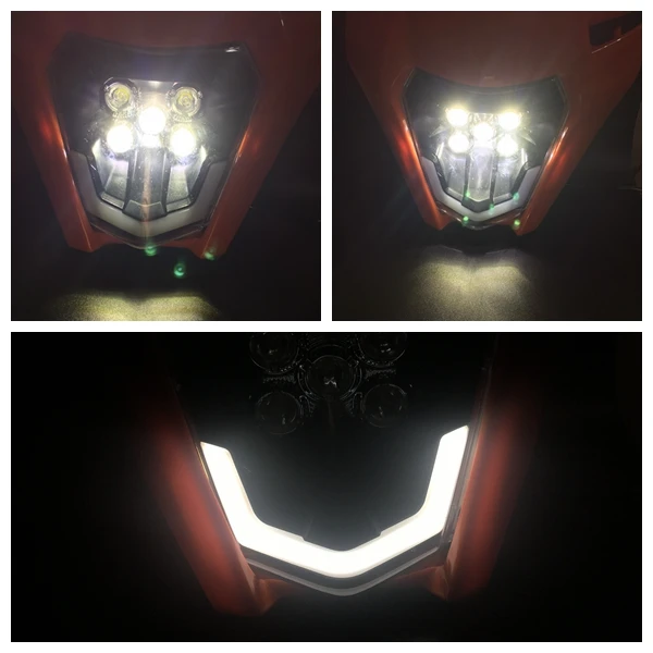 Motorcycle New LED Headlight Headlamp Head Lamp Light For KTM EXC