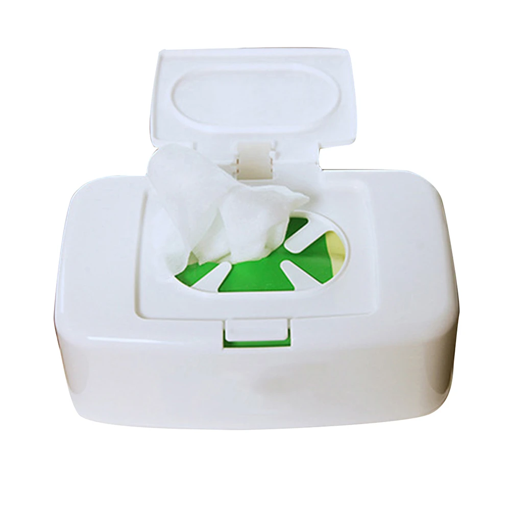 Dry Wet Tissue Paper Cases Baby Wipe Napkin Storage Box Plastic Holder Container