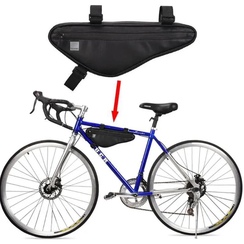 SAHOO Waterproof Cycling Front Triangle Bag Mountain Road Bike Bicycle Front Tube Frame Bag Phone Pouch Case Tool Bag New