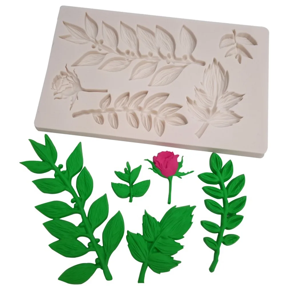 VOGVIOG Sugarcraft лист силиконовая форма формы помадка форма торт декоративное устройство для шоколада форма для выпечки