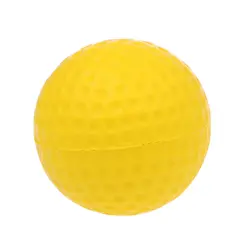 Мячи для гольфа из желтой пены, мягкие пенные шарики для тренировок