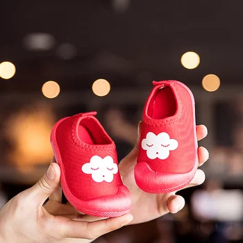 

Spring Infant Shoes for Girls Boys Casual Cotton Shoes Soft Sole Comfortable Non-slip Kid Baby First Walkers Shoes Fashion