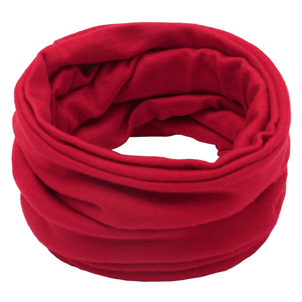 35scarf Шапка и шарф 2019Top Женская двухсекционная однотонная вязаная шапка сохраняющая тепло шейный платок зимняя шапка - Цвет: 35scarf