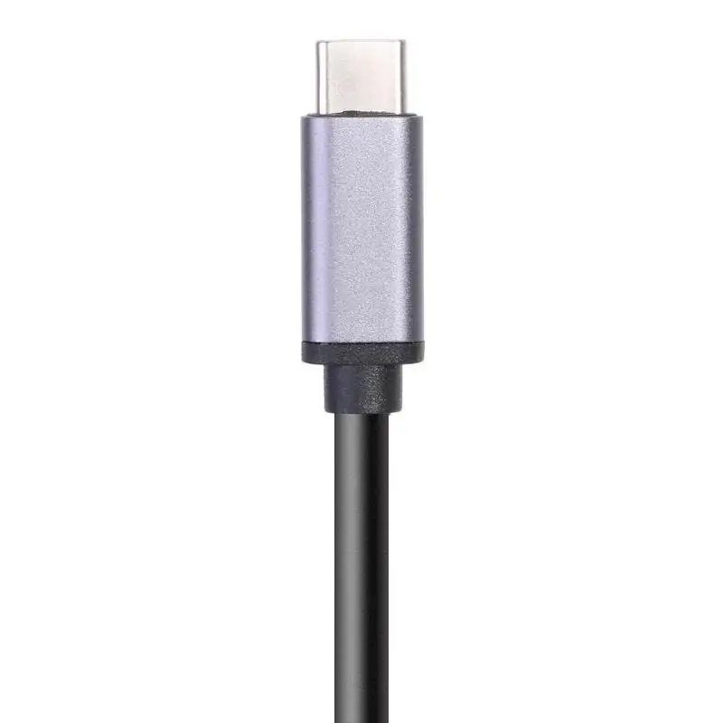 8 в 1 TYPE-C концентратор адаптер 8 слотов(2xUSB3. 0/TYPE-C+ карта памяти/TF слот+ RJ45+ HDMI) для ноутбука